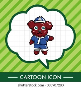 animal dog cartoon theme elements