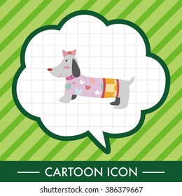 animal dog cartoon theme elements
