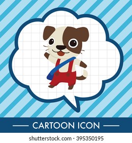 animal dog cartoon theme elements