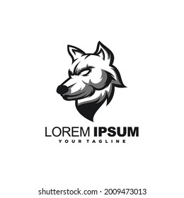 Animal Dog E-sport Logo Design Vector