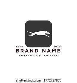 animal dog logo design vector illustration