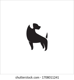 Animal dog logo vector design template