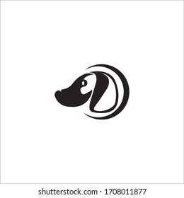 Plantillas de diseño vectorial del logotipo de perro animal
