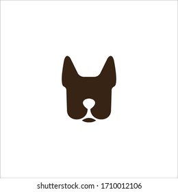 Animal dog logo vector design template