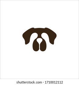 Animal dog logo vector design template
