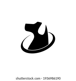 animal dog pet  vector silhouette graphic template