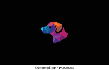animal dog pet vector silhouette graphic template