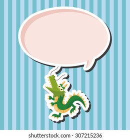 animal dragon cartoon theme elements