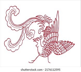 Animal Dragon traditional pattern vector daquan