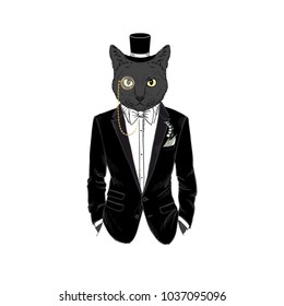 animal dressed up in, furry art illustration
