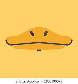 ANIMAL DUCK CUTE CHARACTER FOR KIDS ILLUSTRATION GRAPHIC DESIGN VECTOR 