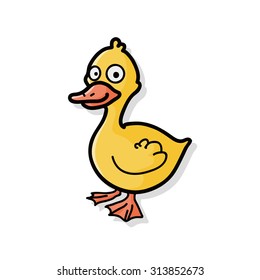 animal duck doodle