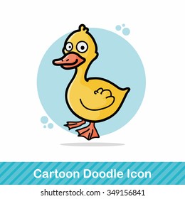 animal duck doodle
