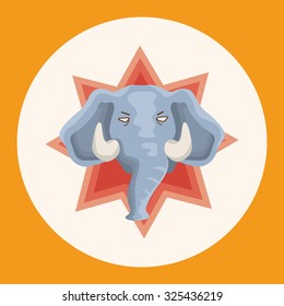 animal elephant cartoon theme elements