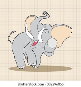 animal elephant cartoon theme elements