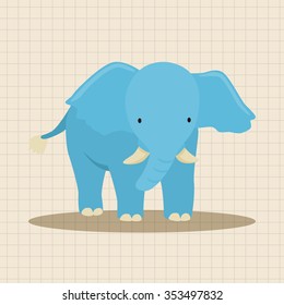 animal elephant cartoon theme elements