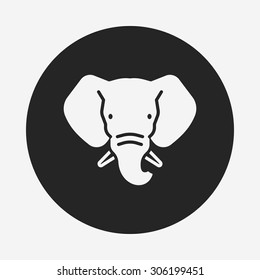 animal elephant icon