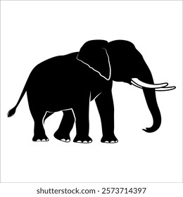 Animal Elephant silhouette vector illustration