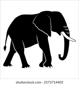 Animal Elephant silhouette vector illustration