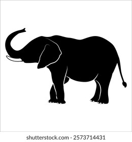 Animal Elephant silhouette vector illustration