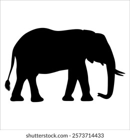 Animal Elephant silhouette vector illustration