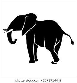 Animal Elephant silhouette vector illustration