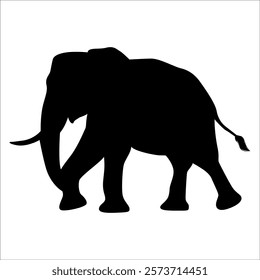 Animal Elephant silhouette vector illustration