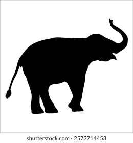 Animal Elephant silhouette vector illustration