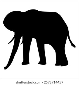 Animal Elephant silhouette vector illustration