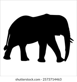 Animal Elephant silhouette vector illustration