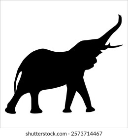 Animal Elephant silhouette vector illustration