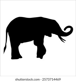 Animal Elephant silhouette vector illustration