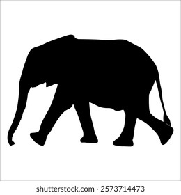 Animal Elephant silhouette vector illustration