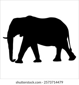 Animal Elephant silhouette vector illustration