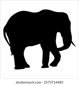 Animal Elephant silhouette vector illustration