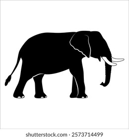 Animal Elephant silhouette vector illustration