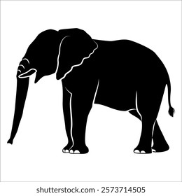 Animal Elephant silhouette vector illustration