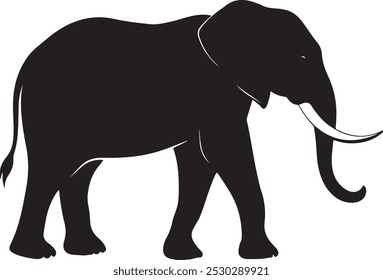 Animal Elephant Silhouettes vector illustration