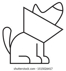 Animal Examining Vector Icon Concept