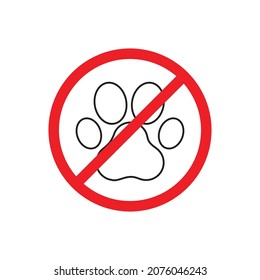 Animal Extinction Icon Design. Pet Violence And Cruelty. Illegal Hunting In Wildlife Conservation.  Vector Illustration