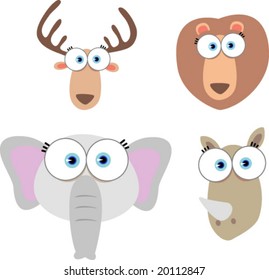 Animal Face with big eye