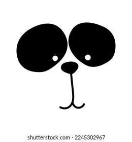 Animal face icon vector. Cat face sign illustration. Cute animal symbol or logo.
