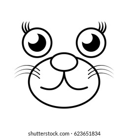 animal face kawaii image