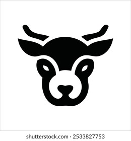 Logótipo do rosto do animal. Coleção de logotipos de animais. Isolado em um fundo branco.