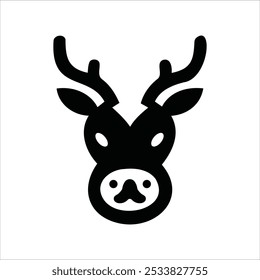 Logótipo do rosto do animal. Coleção de logotipos de animais. Isolado em um fundo branco.