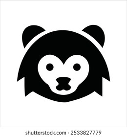 Animal face logo. Animal logo collection. Isolated on a white background.