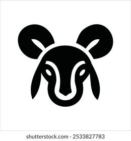 Logótipo do rosto do animal. Coleção de logotipos de animais. Isolado em um fundo branco.