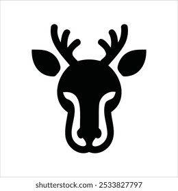 Logótipo do rosto do animal. Coleção de logotipos de animais. Isolado em um fundo branco.