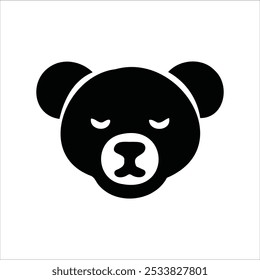 Logótipo do rosto do animal. Coleção de logotipos de animais. Isolado em um fundo branco.