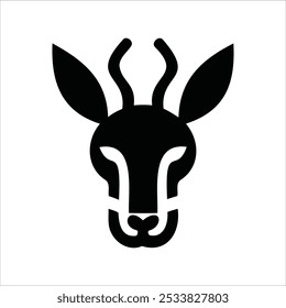 Logótipo do rosto do animal. Coleção de logotipos de animais. Isolado em um fundo branco.